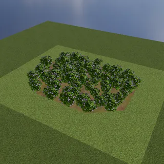 Flower bed in 3D