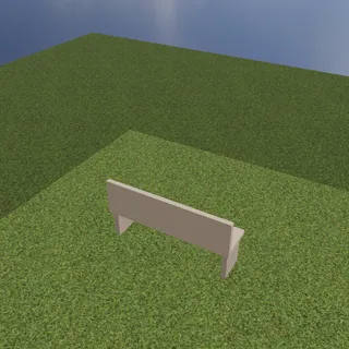 Bench in 3D